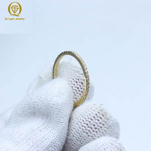Minimalist Design 18K Gold <b>Ring</b> Lab Grown Diamond Low-<b>Key</b> Luxury Unisex <b>Ring</b> Free Inner <b>Engraving</b> Custom for Anniversary Gift - Product Image 2
