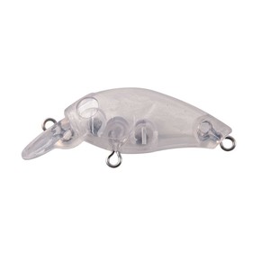 NOUVEAU Corps de leurre crankbait mini 35mm 3g, billot carré, non peint, pour la pêche - Product Image 1