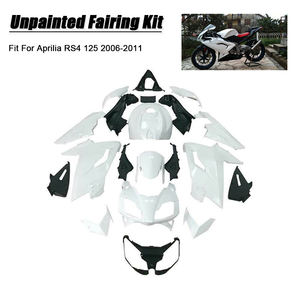 Personnalisation sur mesure - <span class=keywords><strong>Prix</strong></span> usine - Kit de carénage ABS blanc non peint pour Aprilia RS4 125 2006-2011 - <span class=keywords><strong>Carrosserie</strong></span> injectée - Product Image 5