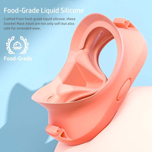 Silicona sin marco impermeable doble lente máscara de esnórquel <span class=keywords><strong>lentes</strong></span> de vidrio templado apnea natación buceo uso adulto - Product Image 4