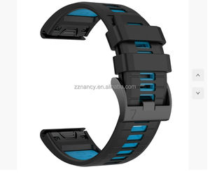 Nueva Correa de Silicona de Doble Color con Hebilla de Presión para <span class=keywords><strong>Reloj</strong></span> Deportivo Garmin Fenix 7 Pro 22mm 26mm, Compatible con Fenix 5X 6X, 2025 - Product Image 1