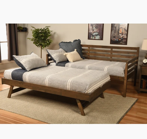Canapé-<span class=keywords><strong>lit</strong></span> moderne en bois massif rétractable et durable en bois de pin pour meubles de salon d'appartement - Product Image 6