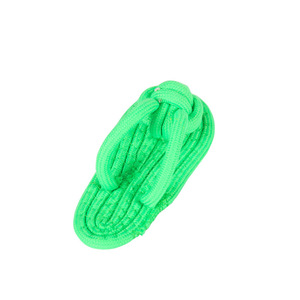 Pet Cotton Rope Slipper Toy For Dogs Teeth Cleaning Chew Toy <b>Candy</b> Colored Woven Rope Dog Toy - Product Image 1
