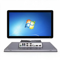 Monitor Industrial de 7-27 Pulgadas con Linux/Win10/11, Todo en Uno, Integrado/Montado en Pared, Panel Táctil de Aleación de Aluminio, PC