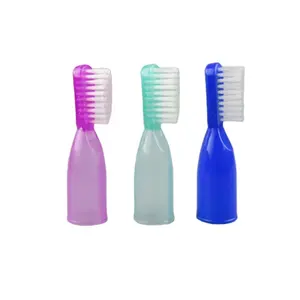 Wdisposable mini doigt brosse à dents pour adultes