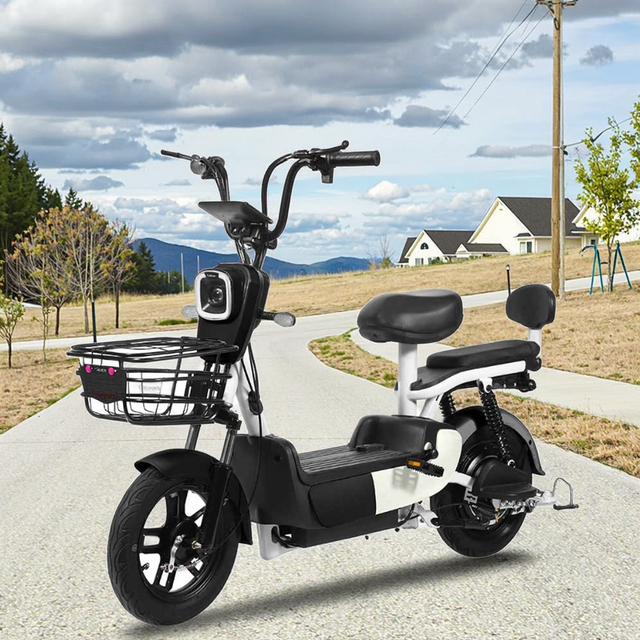 Made in China Electric Scooter Electric City Bicycle for Adults Cycling Ebike 48V with Front LED Spotlight City E-bike