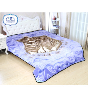 Raschel Chăn Động Vật Panda Fur New Plush <span class=keywords><strong>Single</strong></span> <span class=keywords><strong>Ply</strong></span> Một Mặt Nổi <span class=keywords><strong>Polyester</strong></span> Thiết Kế Nâu 210X240 Cm 100% <span class=keywords><strong>Polyester</strong></span> - Product Image 5