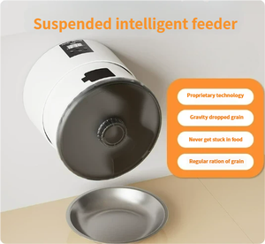 Akıllı otomatik evcil hayvan besleyici döner dağıtıcı ile-kediler ve köpekler için duvara monte zamanlayıcı kontrolü - Product Image 4