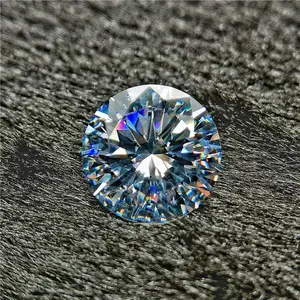High Quality Round Machine Cut Unique Cut 16Heart 16 Arrowsr White Round Cubic Zirconia China Synthetic Diamond