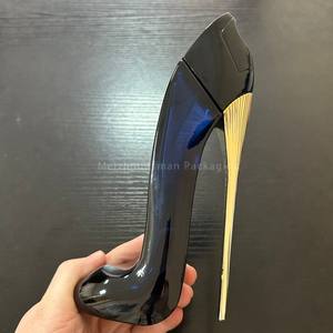 Flacon de <span class=keywords><strong>parfum</strong></span> en verre de haute qualité en <span class=keywords><strong>forme</strong></span> de chaussure à talons hauts transparent créatif vide de 80 ml Emballage de flacon cosmétique en gros - Product Image 4