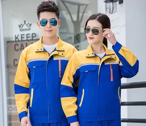 Chemises et pantalons de <span class=keywords><strong>travail</strong></span> d'été de haute qualité et bon marché, vêtements pour livreurs, uniforme unisexe pour chauffeurs de taxi - Product Image 4
