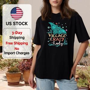 Của phụ nữ đồ họa T-shirt, ngắn tay áo tee, Tribal <span class=keywords><strong>Stingray</strong></span> thiết kế, mùa hè hàng đầu, quà tặng cho mẹ - Product Image 1