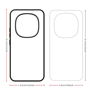 Étui de téléphone personnalisé en TPU 2D, résistant aux chocs, à sublimation, pour impression par transfert thermique, pour Redmi Note 15 <span class=keywords><strong>Pro</strong></span> Plus 5G - Product Image 2