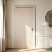Porte intérieure moderne en bois stratifié, isolation phonique 30 dB, surface durable, certifiée CE pour immeubles d'appartements