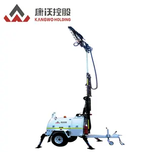 Portable Outdoor Solar LED Lighting Tower for Construction Site