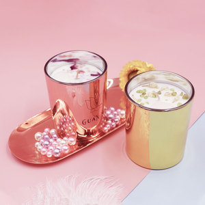 Sandales de soja <span class=keywords><strong>parfumées</strong></span> en cristal, 50 pièces, logo personnalisé, rose, noix de coco de luxe, fleurs sèches, offre spéciale - Product Image 3