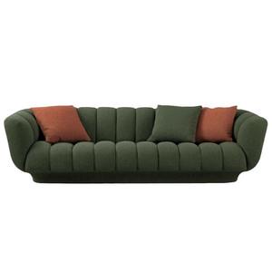 Modern Fabric Sofa Semicircular Upholstered Foam Filling Living Room Sofa For Home Hotel Villa Designer Style - Product Image 5