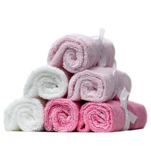 Chiffons de bain pour bébé, personnalisés, en Fiber de bambou, 100% biologique, unisexe