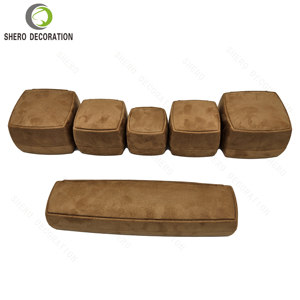 Factory Wholesale Custom Logo Luxury Ring & Necklace Box Modern Velvet Suede <b>Jewelry</b> Boxes Packaging - Product Image 1
