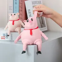 Mainan Babi Simulasi Kartun Penghilang Stres, Bubuk Panas Kulit Babi Lala, Mainan Pijat Penghilang Stres, Hadiah Grosir