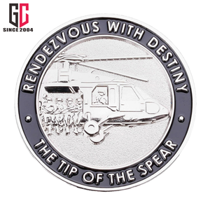 12年工厂定制金属101空降师挑战币 - 喊叫的鹰收藏纪念币 - Product Image 3