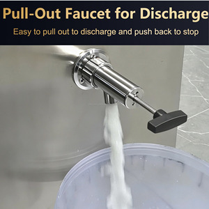 Pasteurizador de Leche UHT 4 en 1 de Acero Inoxidable, Totalmente Automático, con Sistema de Enfriamiento para Helados, Capacidad de 100L/h, para Heladerías - Product Image 5