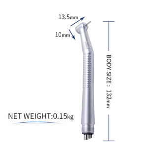 Proveedor de fábrica más barato Tipo de llave Pulverizador único Pieza de mano de alta velocidad Turbina de aire Pieza de mano dental 4 orificios para <span class=keywords><strong>dentista</strong></span> - Product Image 2