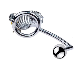 Dispositifs de chasteté masculins en forme de serpent à vente chaude avec bouchon anal, en métal robuste, pour le contrôle, jouets sexuels pour femmes - Product Image 2