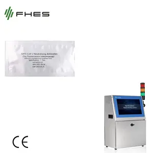 Hoge Efficiënte Online Industriële Inkjet Printer Voor Voedsel Plastic Zak Kleine Producten Plastic Drukmachine