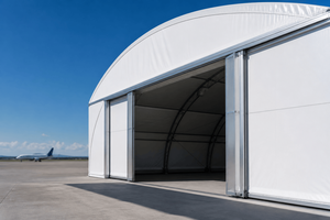 Tente de stockage industrielle en PVC imperméable avec un cadre en alliage d'aluminium robuste pour entrepôt de grande envergure - Product Image 4