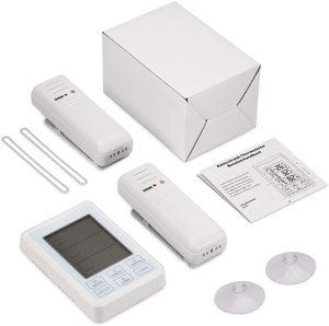 Draadloze digitale plastic vriezerthermometer 2 sensoren Groot display Hoorbaar <span class=keywords><strong>alarm</strong></span> Achtergrondverlichting Magneet Binnen-/buitengebruik Thuis - Product Image 4