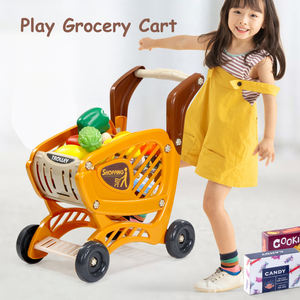 Jouets de supermarché pour enfants, <span class=keywords><strong>caisse</strong></span> <span class=keywords><strong>enregistreuse</strong></span> de jeu d'imitation avec divers accessoires - Product Image 4