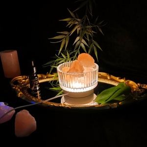 Lámparas de Sal Rosa del Himalaya Orgánica para Difusor de Aromaterapia, Decoración de Interiores, Salas de Meditación - Marca Shengping - Product Image 4