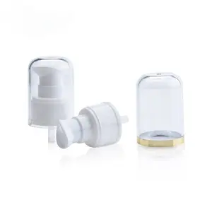 Hot Sale 24/410 Treatment Pump 0.2ml PP Plastic Special Actuator Design Full Cap Cream Pump For Cosmetic Skin Care Bottle