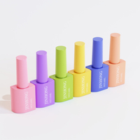Flacon vide de 6 ml pour gel de construction ou huile à cuticules, personnalisable, avec pinceau – Créez votre propre flacon de vernis à ongles