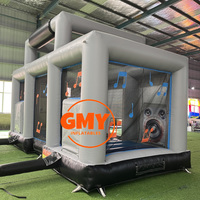 Château gonflable rétro Boom Box pour fête