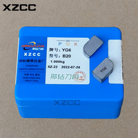 Outils de coupe de tour, fournitures de lames de tour, pointes tressées en carbure trempé en chine, YG8 K20 B25, 10 pièces