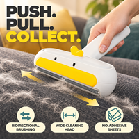 Brosse anti-poils pour animaux de compagnie en forme de canard, réutilisable, pour nettoyer les poils de chien et de chat, rouleau pour canapé, vêtements, tapis, meubles