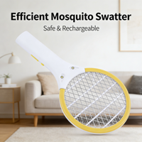 Mini raquette électrique anti-moustiques rechargeable par USB, haute tension, pour la maison, le camping en plein air