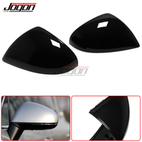 Coque de rechange noire brillante de haute qualité, protecteur de rétroviseur adapté à la Volkswagen Touareg 7P 2011 — 2018, rétroviseur latéral, coque