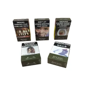Trường hợp mỹ phẩm tùy chỉnh trống 10-20 gói Hộp Thuốc Lá hút thuốc lá rỗng gói giấy