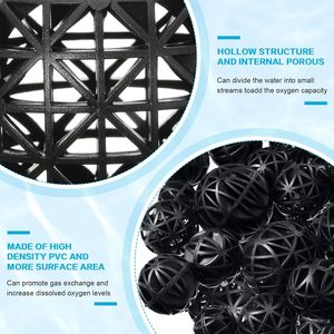 Billes de culture PP écologiques pour aquariums et petits bassins à poissons |   Combinaison de filtration physique et biologique |   Eau pour hydroponie - Product Image 4