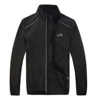 Outdoor-Fahrrad jacken Atmungsaktive, schnell trocknende Sonnenschutz-Sport jacke Windschutz scheibe Fahrrad reit kleidung Mode Herren Wind jacke