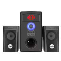 Altavoz de Escritorio con Cable y Bluetooth 2.1, Diseño Creativo y Moderno, Subwoofer USB, Sistema de Cine en Casa Multimedia para TV y PC