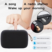 Nuevo Altavoz Inalámbrico Bluetooth 2024 para Exteriores con Radio FM Tarjeta TF Disco U Audio Creativo Portátil Mini Subwoofer de Regalo Altavoces Inalámbricos G2
