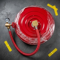 Enrouleur de tuyau d'incendie manuel DN19 20M pour projets commerciaux