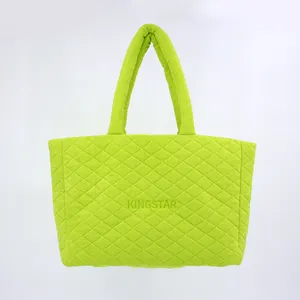 Custom Embroidery Logo 100%Cotton Women Beach Hand Bags Large Capacity Terry Cloth Toweling Tote Bag