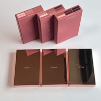 Palette de fards à paupières artistiques Luxe Dimension Master, 6 teintes, palette de fards à paupières mats, maquillage de haute qualité, longue tenue