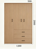 Muebles de Habitación Completo Personalizado a Precio de Fábrica, Armario de Almacenamiento, Muebles para Hoteles, Solución Integral