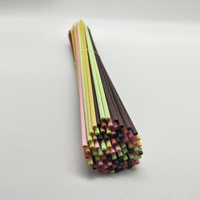 Diffuseur de parfum coloré et parfumé, fibres de cellulose synthétique durables, fibres de roseau pour la diffusion d'air frais à la maison